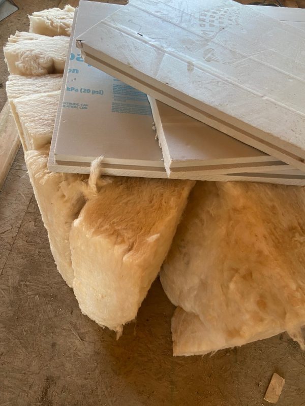 insulation both ridgid and batt for soundproofing drum room